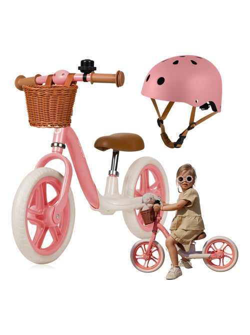 Bicicleta de equilibrio LIONELO Alex Plus con casco - Ligera - Sillín cómodo - Cesta y timbre inclui - Kiabi Bicicleta de equilibrio LIONELO Alex Plus con casco - Ligera - Sillín cómodo - Cesta y timbre inclui - Kiabi