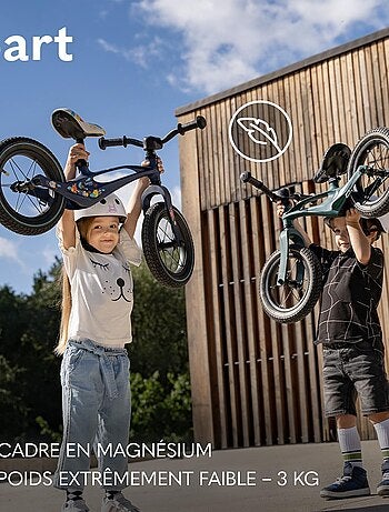 Bicicleta de equilibrio LIONELO Bart - Bicicleta para niños - Hasta 30 kg - Ligera - Manillar y asie
