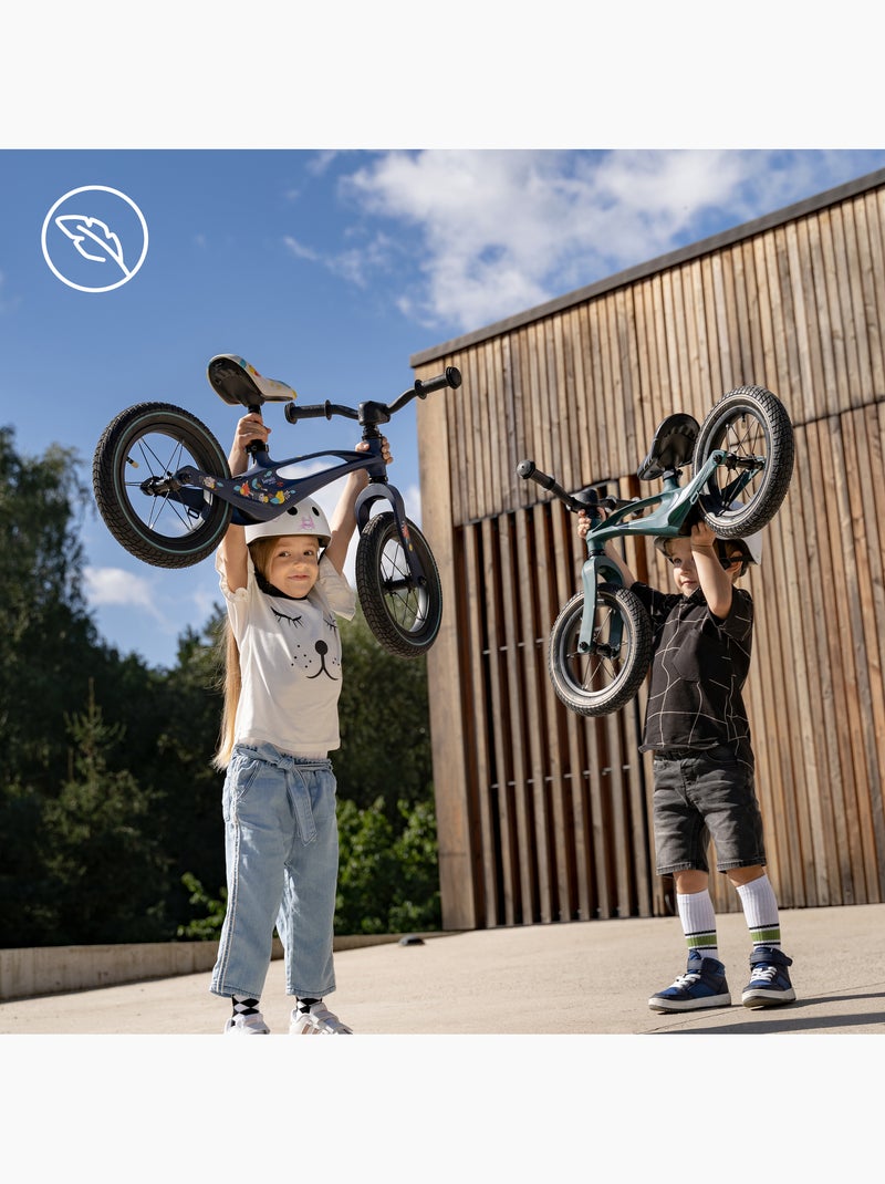 Bicicleta de equilibrio LIONELO Bart - Bicicleta para niños - Hasta 30 kg - Ligera - Manillar y asie Negro Amarillo Negro - Kiabi