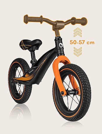 Bicicleta de equilibrio LIONELO Bart Air - Bicicleta para niños - Hasta 30 kg - Ligera - Manillar y