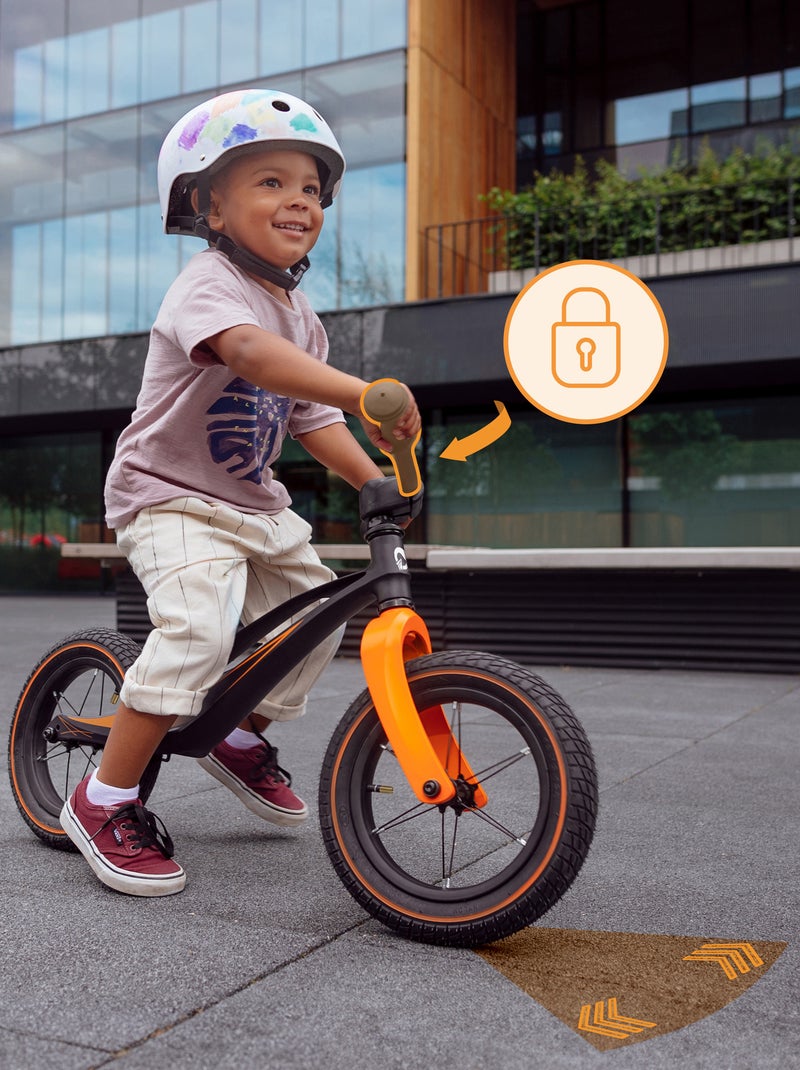 Bicicleta de equilibrio LIONELO Bart Air - Bicicleta para niños - Hasta 30 kg - Ligera - Manillar y Verde - Kiabi