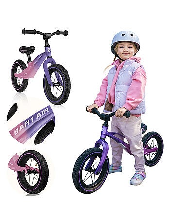 Bicicleta de equilibrio LIONELO Bart Air - Bicicleta para niños - Hasta 30 kg - Ligera - Manillar y