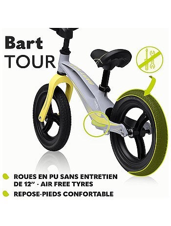 Bicicleta de equilibrio Lionelo Bart Tour para niños a partir de 2 años, hasta 30 kg, cuadro de magn