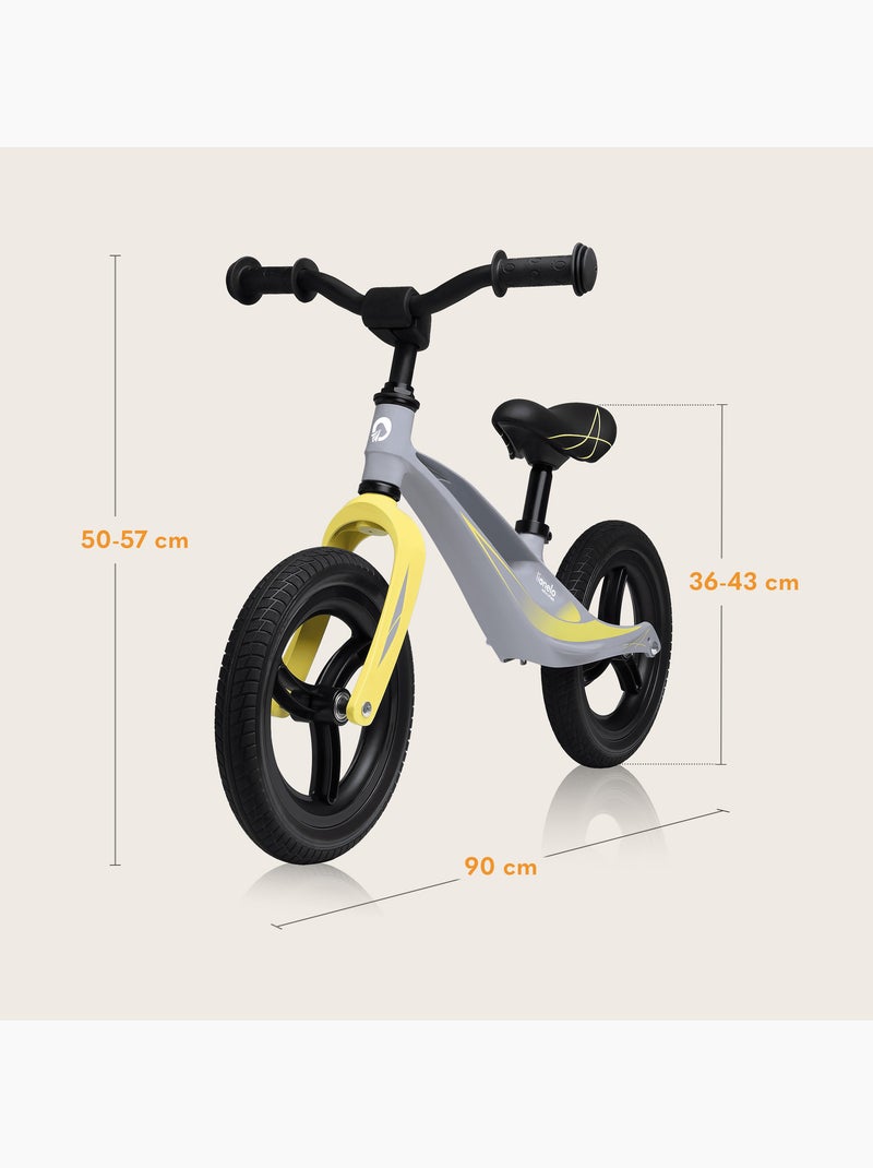 Bicicleta de equilibrio Lionelo Bart Tour para niños a partir de 2 años, hasta 30 kg, cuadro de magn Gris - Kiabi