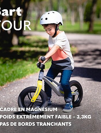 Bicicleta de equilibrio Lionelo Bart Tour para niños a partir de 2 años, hasta 30 kg, cuadro de magn
