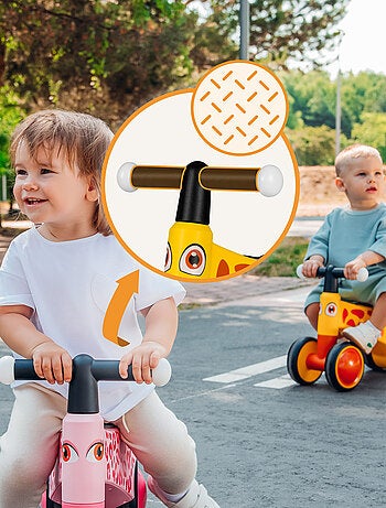 Bicicleta de equilibrio LIONELO Sammy - Bicicleta infantil - 4 ruedas - Ergonómica - Puños suaves y