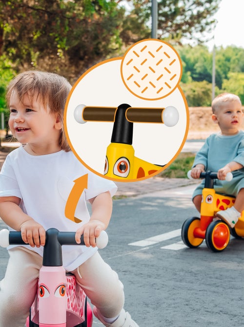 Bicicleta de equilibrio LIONELO Sammy - Bicicleta infantil - 4 ruedas - Ergonómica - Puños suaves y - Kiabi