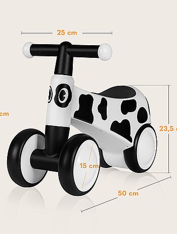 Bicicleta de equilibrio LIONELO Sammy - Bicicleta infantil - 4 ruedas - Ergonómica - Puños suaves y