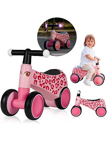 Bicicleta de equilibrio LIONELO Sammy - Bicicleta infantil - 4 ruedas - Ergonómica - Puños suaves y