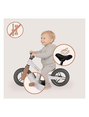Bicicleta de equilibrio LIONELO Toni - Bicicleta para bebé - Ligera - A partir de 18 meses - Manilla