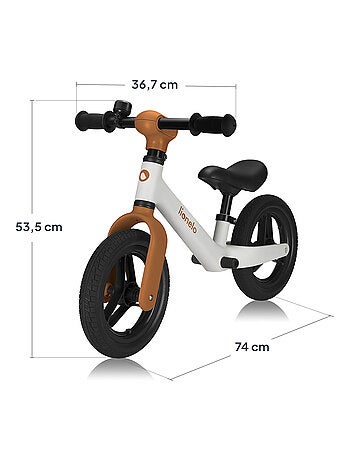 Bicicleta de equilibrio LIONELO Toni - Bicicleta para bebé - Ligera - A partir de 18 meses - Manilla