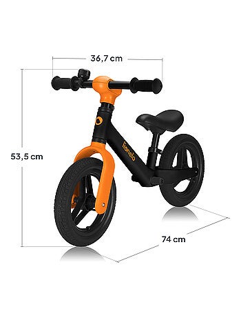 Bicicleta de equilibrio LIONELO Toni - Bicicleta para bebé - Ligera - A partir de 18 meses - Manilla