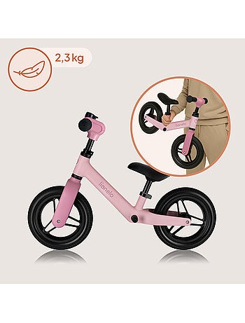 Bicicleta de equilibrio LIONELO Toni - Bicicleta para bebé - Ligera - A partir de 18 meses - Manilla