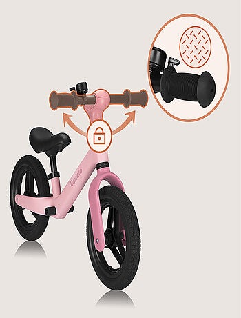 Bicicleta de equilibrio LIONELO Toni - Bicicleta para bebé - Ligera - A partir de 18 meses - Manilla