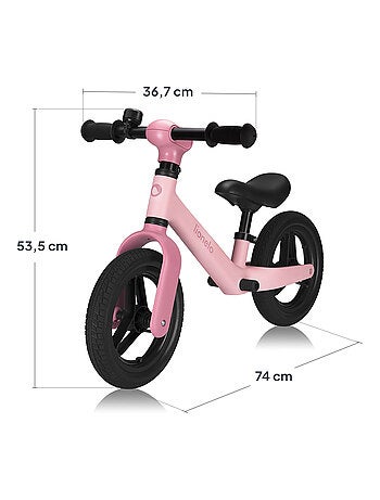 Bicicleta de equilibrio LIONELO Toni - Bicicleta para bebé - Ligera - A partir de 18 meses - Manilla