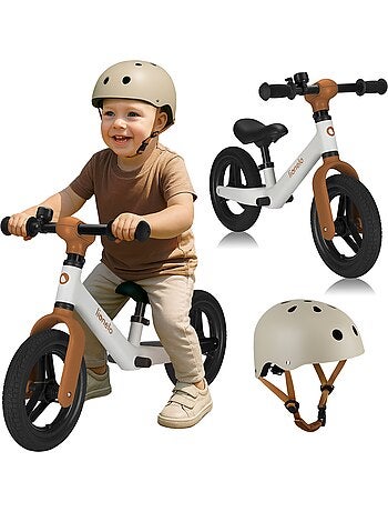 Bicicleta de equilibrio LIONELO Toni con casco - A partir de 18 meses - Bicicleta para bebé - Ligera