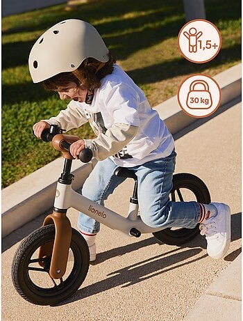 Bicicleta de equilibrio LIONELO Toni con casco - A partir de 18 meses - Bicicleta para bebé - Ligera