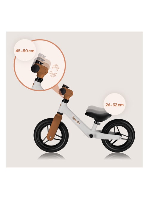 Bicicleta de equilibrio LIONELO Toni con casco - A partir de 18 meses - Bicicleta para bebé - Ligera - Kiabi