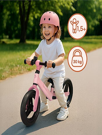 Bicicleta de equilibrio LIONELO Toni con casco - A partir de 18 meses - Bicicleta para bebé - Ligera