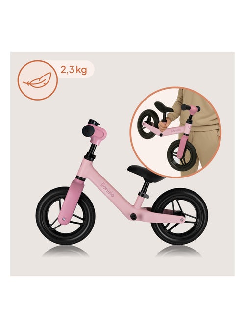 Bicicleta de equilibrio LIONELO Toni con casco - A partir de 18 meses - Bicicleta para bebé - Ligera - Kiabi