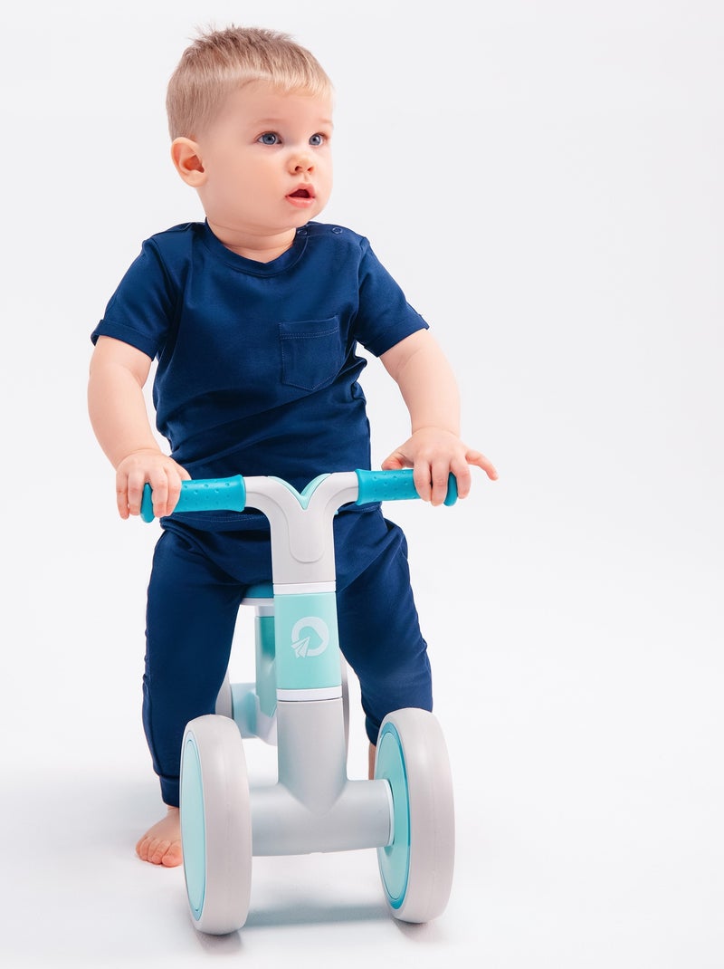 Bicicleta de equilibrio LIONELO Villy - Bicicleta infantil - 4 ruedas - Suspensión delantera - Asien Azul turquesa - Kiabi