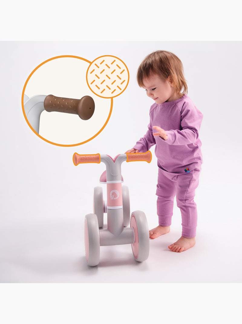 Bicicleta de equilibrio LIONELO Villy - Bicicleta infantil - 4 ruedas - Suspensión delantera - Asien Gris marrón - Kiabi
