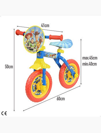 Bicicleta evolutiva 10" 60x41x50 cm + 2 años toy story