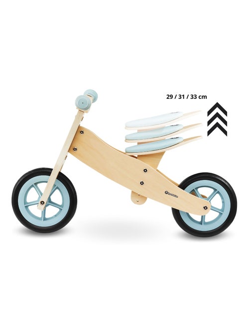 Bicicleta evolutiva 2 en 1 percy de madera sin pedales triciclo y equilibrio - Kiabi Bicicleta evolutiva 2 en 1 percy de madera sin pedales triciclo y equilibrio - Kiabi