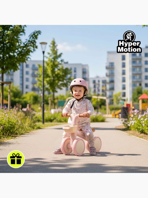 Bicicleta sin pedales infantil de 4 ruedas con cesta TOBI MINI HyperMotion - Kiabi Bicicleta sin pedales infantil de 4 ruedas con cesta TOBI MINI HyperMotion - Kiabi