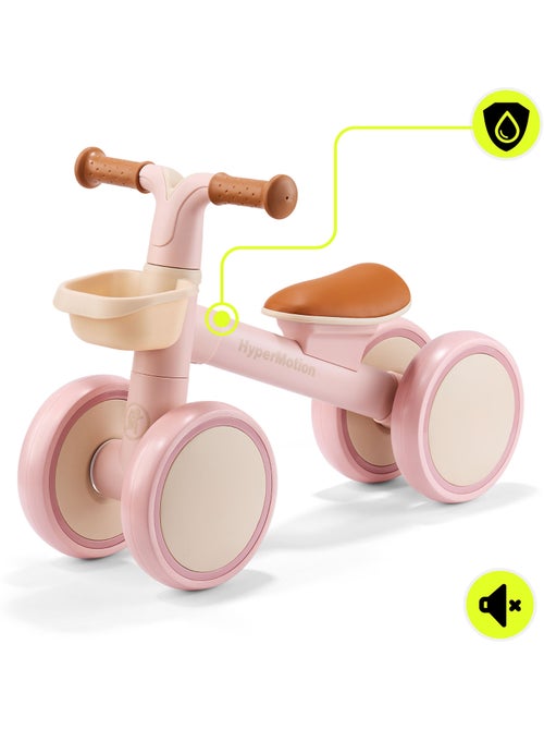 Bicicleta sin pedales infantil de 4 ruedas con cesta TOBI MINI HyperMotion - Kiabi Bicicleta sin pedales infantil de 4 ruedas con cesta TOBI MINI HyperMotion - Kiabi