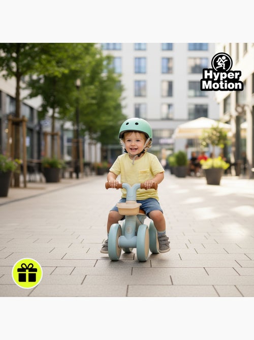 Bicicleta sin pedales infantil de 4 ruedas TOBI MINI HyperMotion con cesta - Kiabi Bicicleta sin pedales infantil de 4 ruedas TOBI MINI HyperMotion con cesta - Kiabi