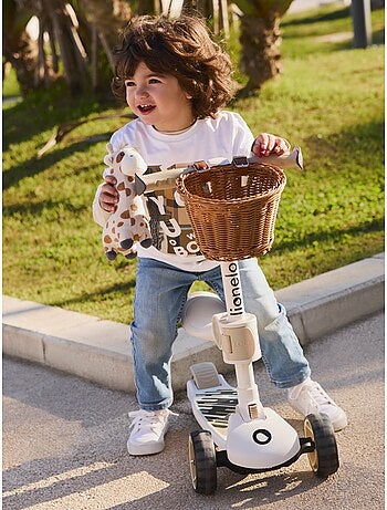 Bicicleta/patinete de equilibrio LIONELO Franky - Ruedas iluminadas - Hasta 50 kg - Cesta