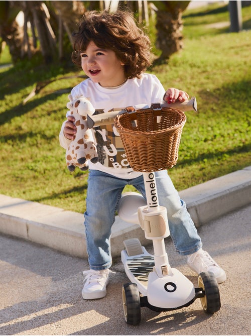 Bicicleta/patinete de equilibrio LIONELO Franky - Ruedas iluminadas - Hasta 50 kg - Cesta - Kiabi