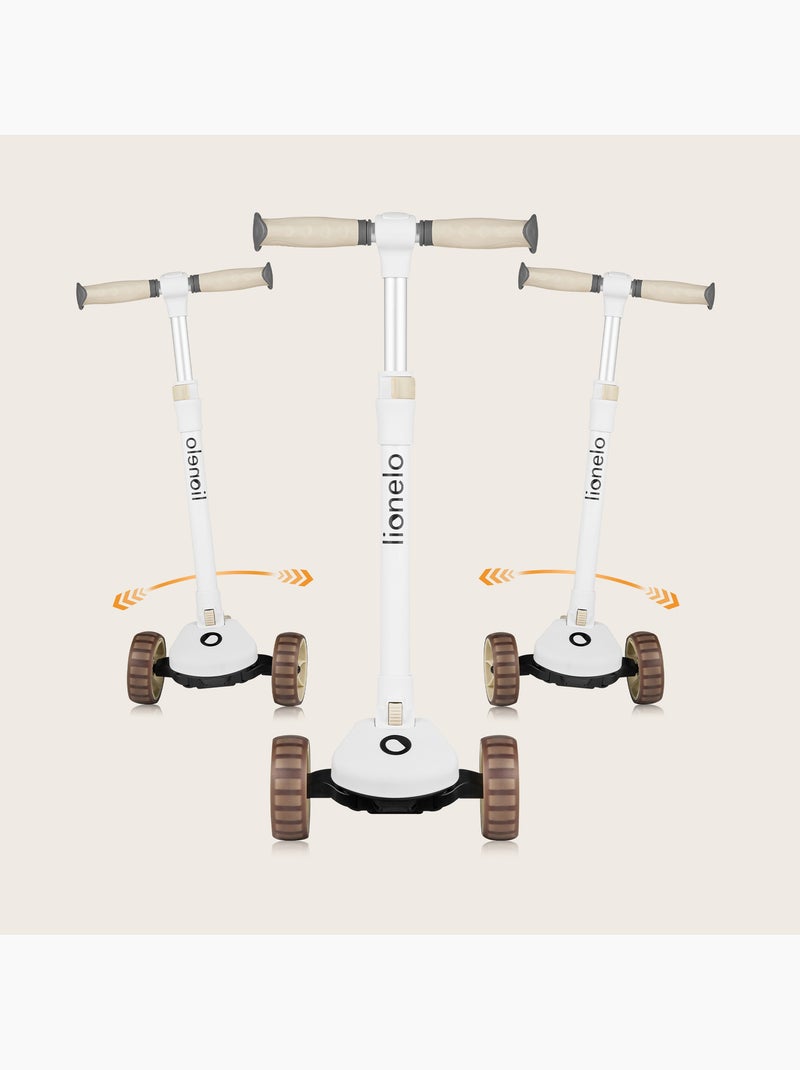 Bicicleta/patinete de equilibrio LIONELO Franky - Ruedas iluminadas - Hasta 50 kg - Cesta Beige - Kiabi