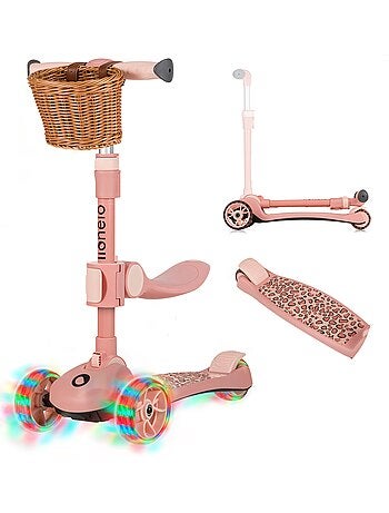 Bicicleta/patinete de equilibrio LIONELO Franky - Ruedas iluminadas - Hasta 50 kg - Cesta