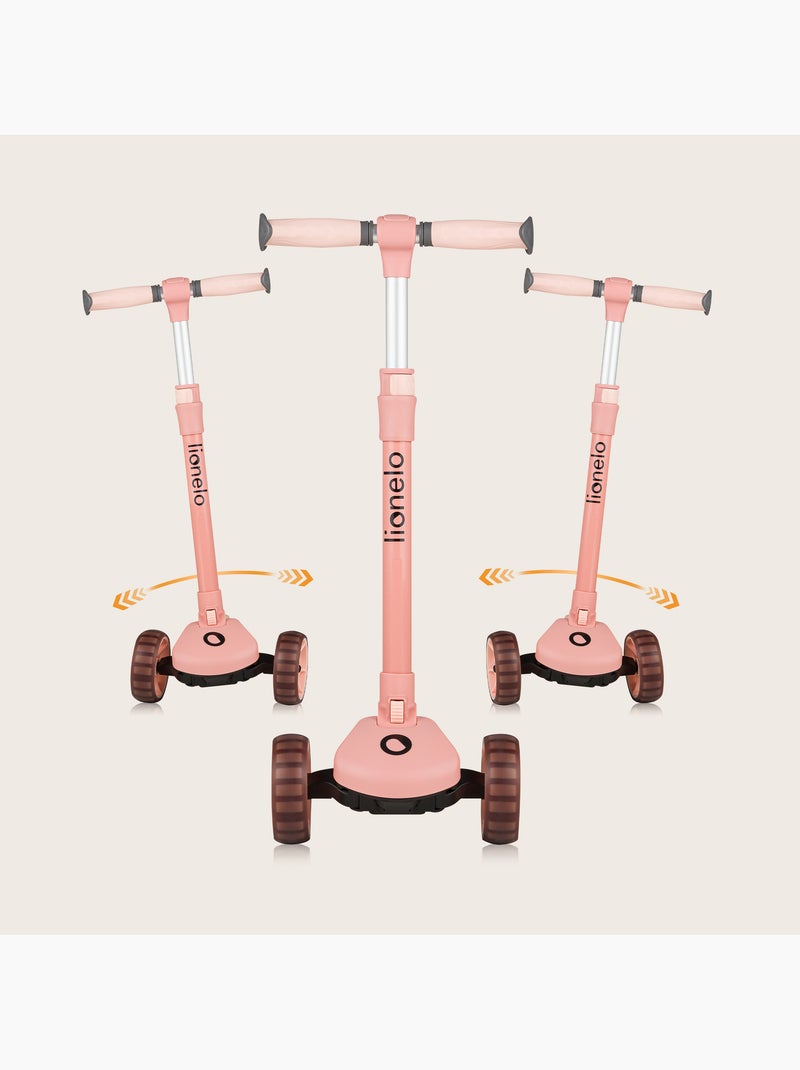 Bicicleta/patinete de equilibrio LIONELO Franky - Ruedas iluminadas - Hasta 50 kg - Cesta Rosa - Kiabi