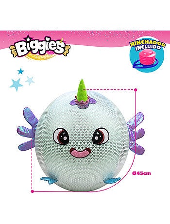 Biggies peluche hinchable xxl ajolote brillante