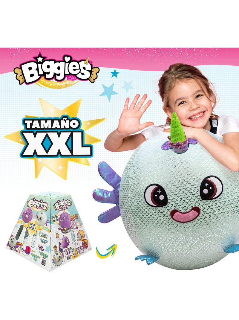 Biggies peluche hinchable xxl ajolote brillante Gris - Kiabi