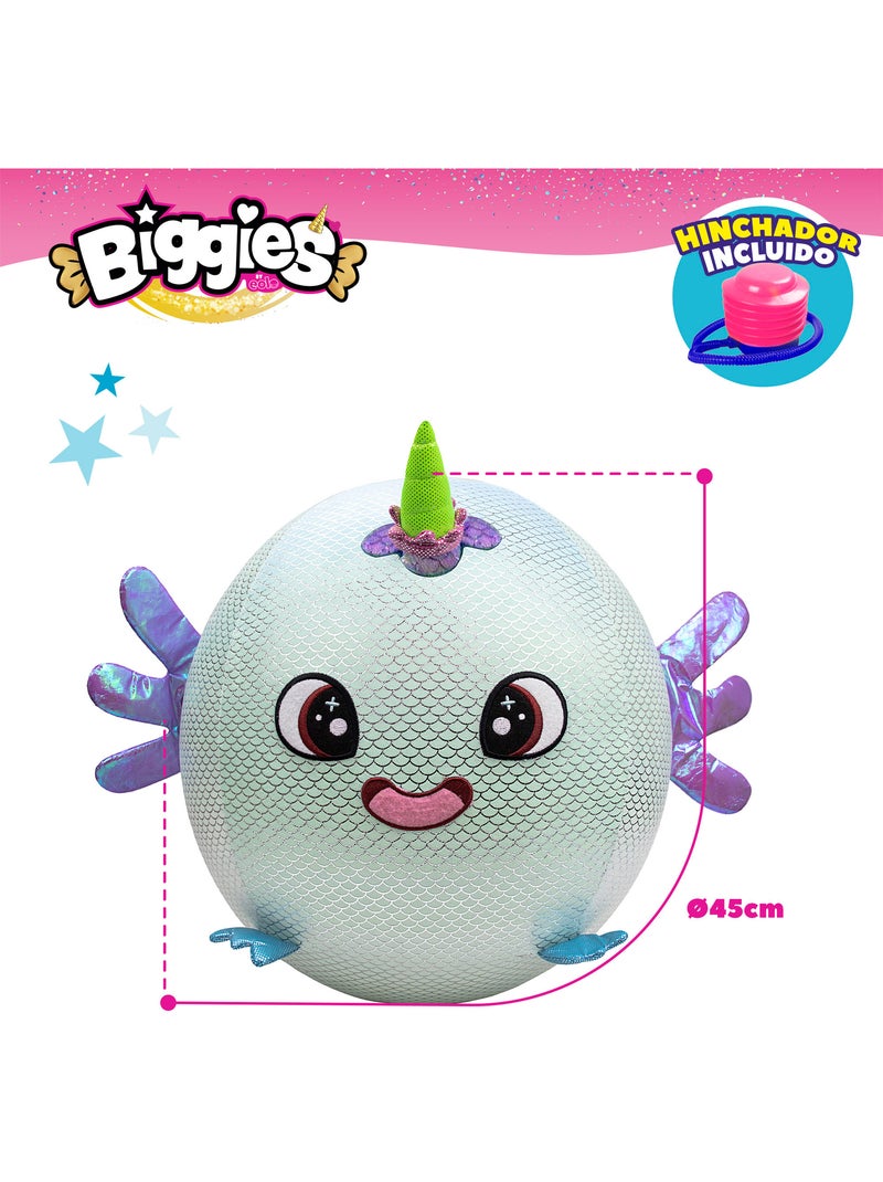 Biggies peluche hinchable xxl ajolote brillante Gris - Kiabi