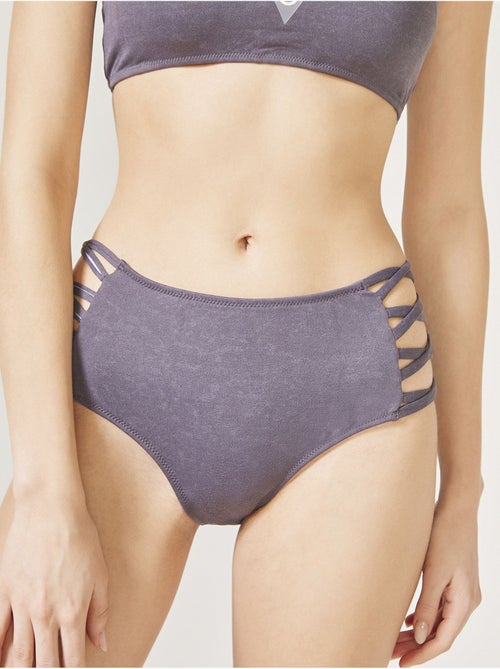 Biker heat braguita de bikini de tiro alto penti - Kiabi