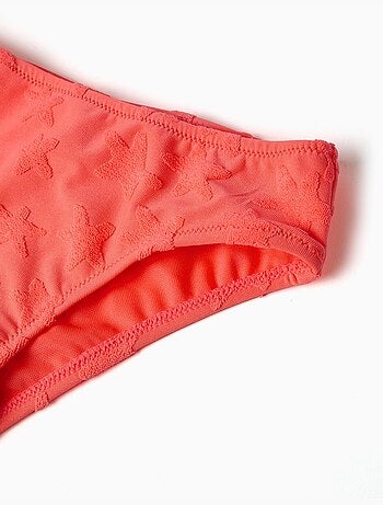 Bikini con motivo de estrellaa en bouclé