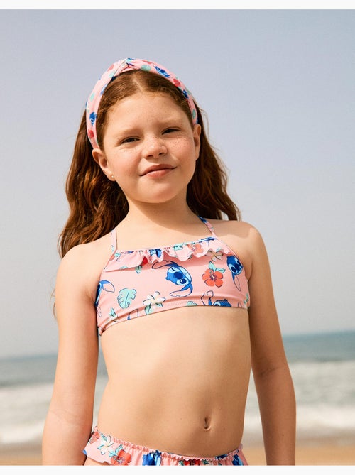 Bikini con motivo de Stitch y volantes - Kiabi