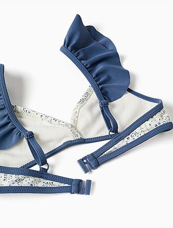 Bikini con motivo floral y volantes You&Me