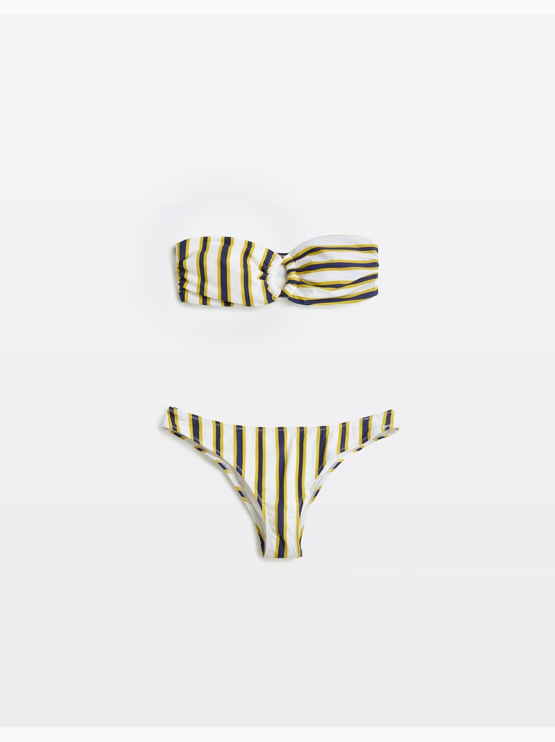 Bikini de rayas, MO Fashion Beige - Kiabi