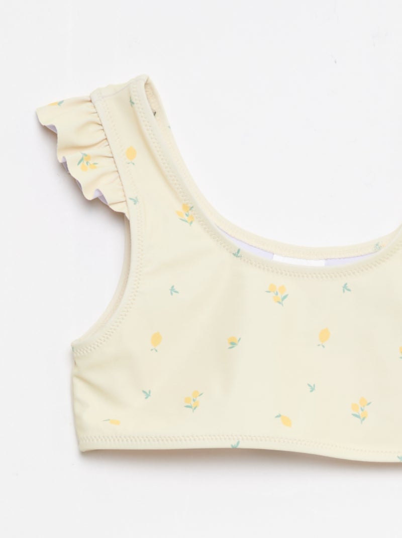 Bikini estampado - 2 piezas Amarillo - Kiabi