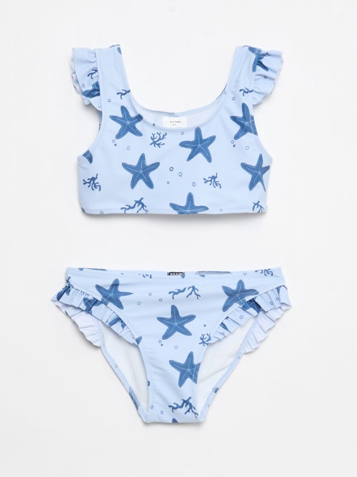 Bikini estampado - 2 piezas - Kiabi