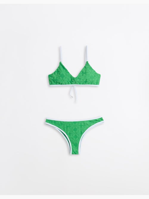 Bikini jacquard floral, MO Fashion - Kiabi Bikini jacquard floral, MO Fashion - Kiabi