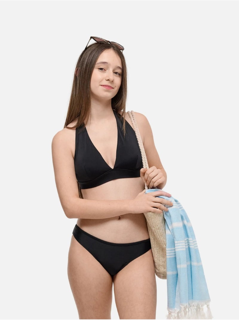 Bikini Menstrual - Mujer y Niña - Flujo Moderado - Eva Negro - Kiabi