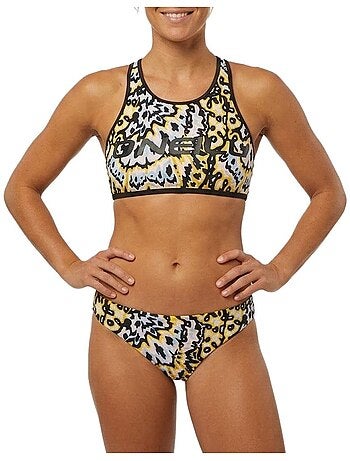 Bikini O'Neill de niña con estampados