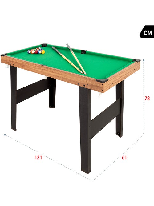 Billar americano 121x61x78 cm cb games - Kiabi